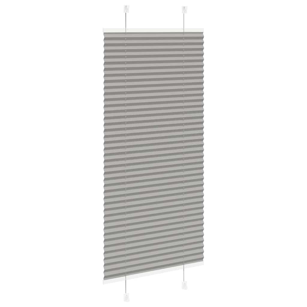 vidaXL Jaluzea plisată Antracit 55x100 cm Lățime țesătură 54,4 cm vidaXL Jaluzea plisată Antracit 55x100 cm Lățime țesătură 54,4 cm