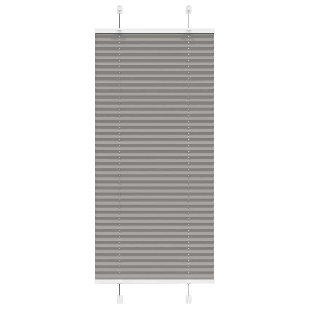 vidaXL Jaluzea plisată Antracit 60x100 cm Lățime țesătură 59,4 cm vidaXL Jaluzea plisată Antracit 60x100 cm Lățime țesătură 59,4 cm