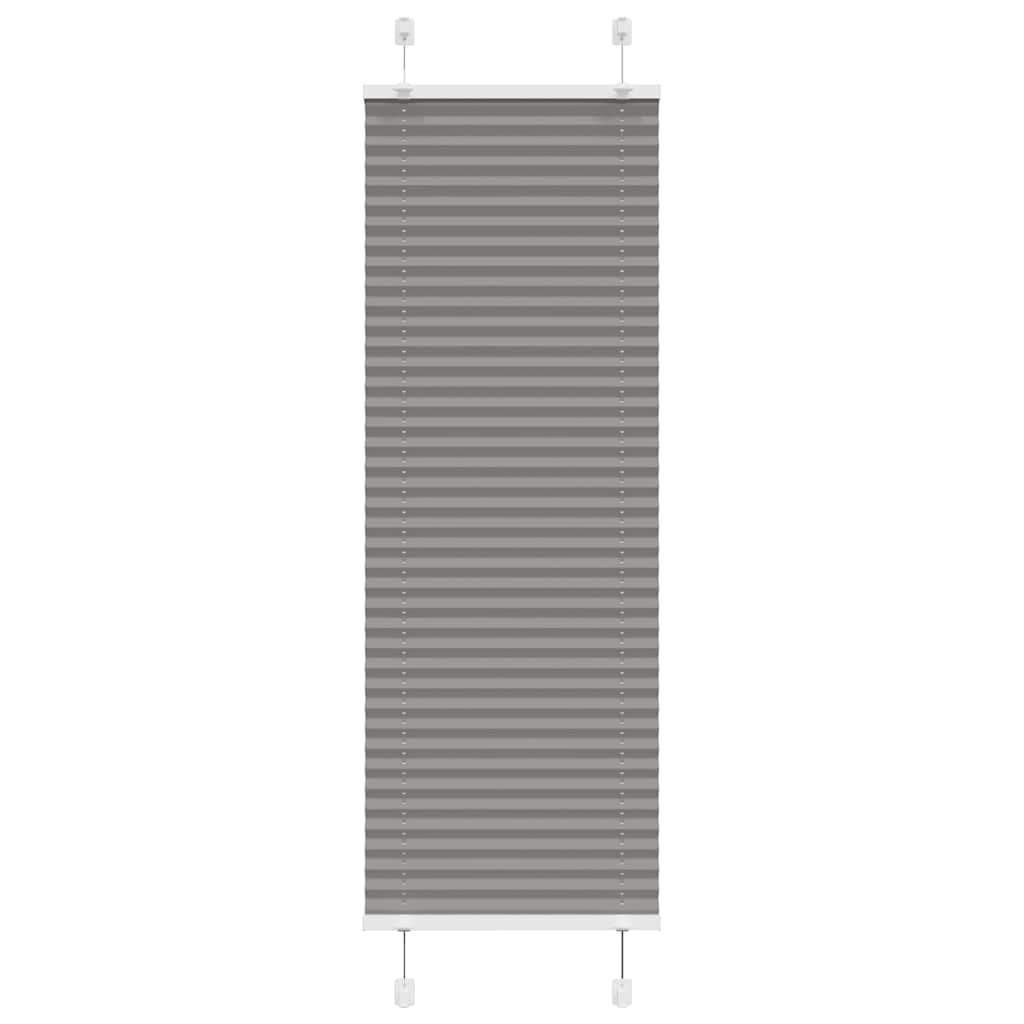 vidaXL Jaluzea plisată Antracit 50x150 cm Lățime țesătură 49,4 cm vidaXL Jaluzea plisată Antracit 50x150 cm Lățime țesătură 49,4 cm