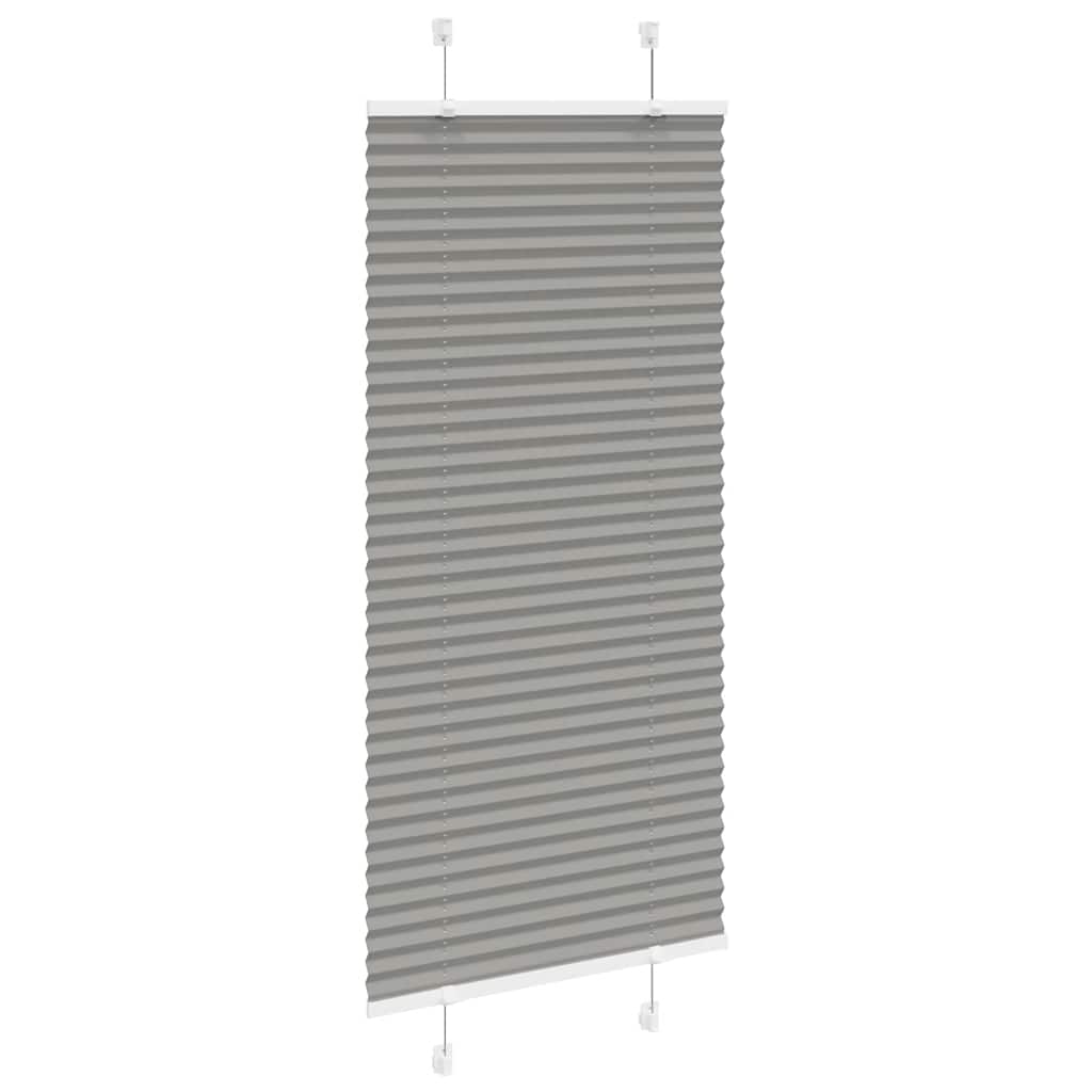 vidaXL Jaluzea plisată Antracit 55x150 cm Lățime țesătură 54,4 cm