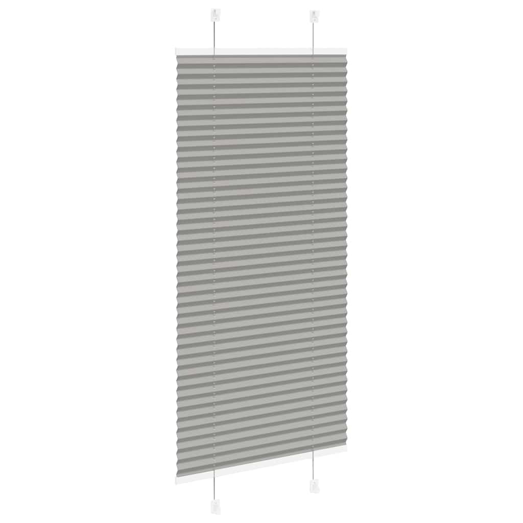 vidaXL Jaluzea plisată Antracit 55x150 cm Lățime țesătură 54,4 cm