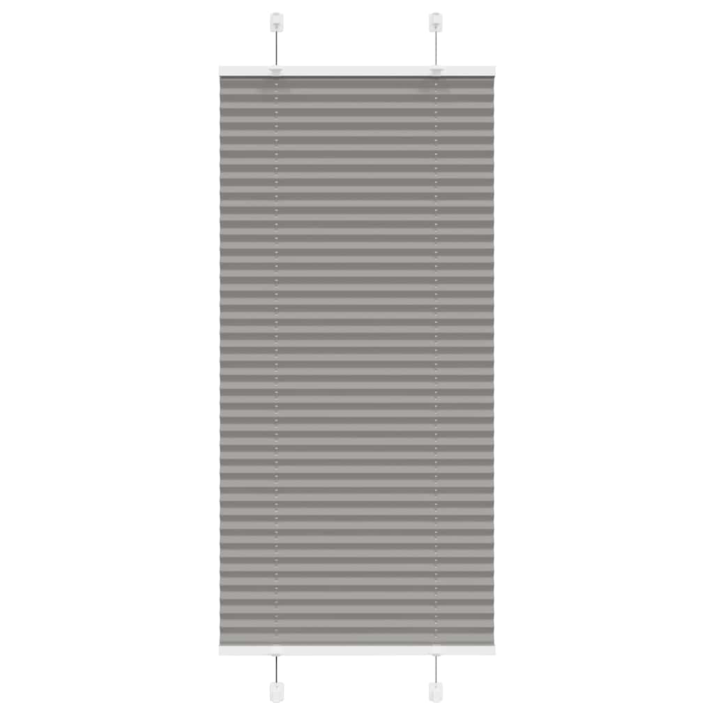 vidaXL Jaluzea plisată Antracit 55x150 cm Lățime țesătură 54,4 cm