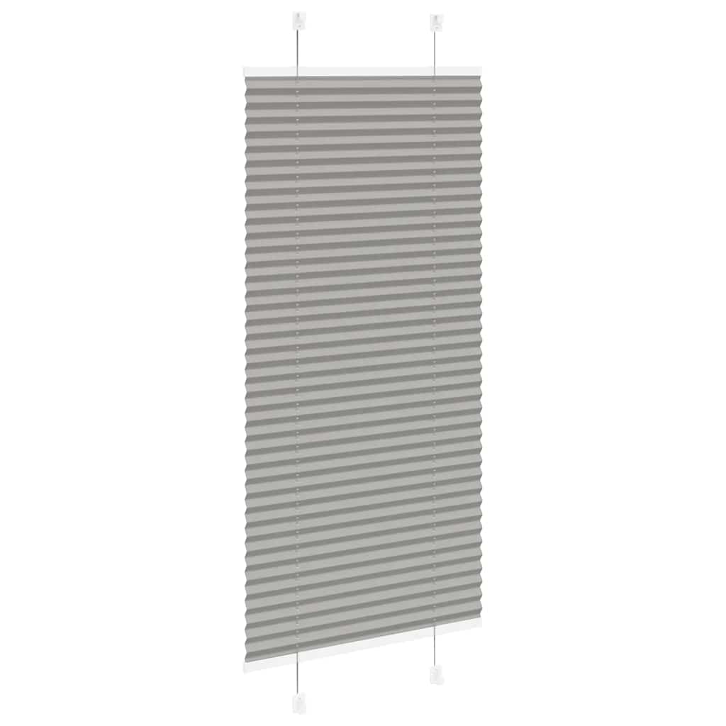 vidaXL Jaluzea plisată Antracit 60x150 cm Lățime țesătură 59,4 cm vidaXL Jaluzea plisată Antracit 60x150 cm Lățime țesătură 59,4 cm