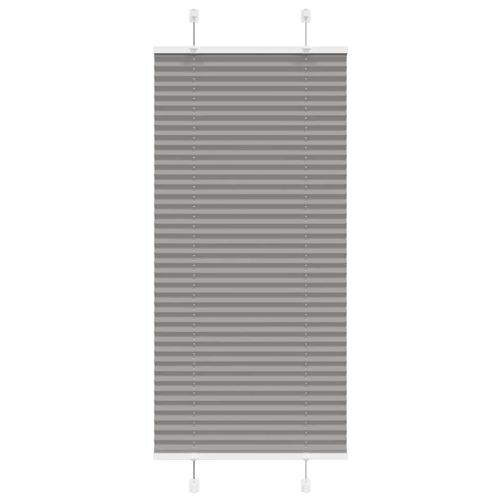 vidaXL Jaluzea plisată Antracit 65x150 cm Lățime țesătură 64,4 cm vidaXL Jaluzea plisată Antracit 65x150 cm Lățime țesătură 64,4 cm