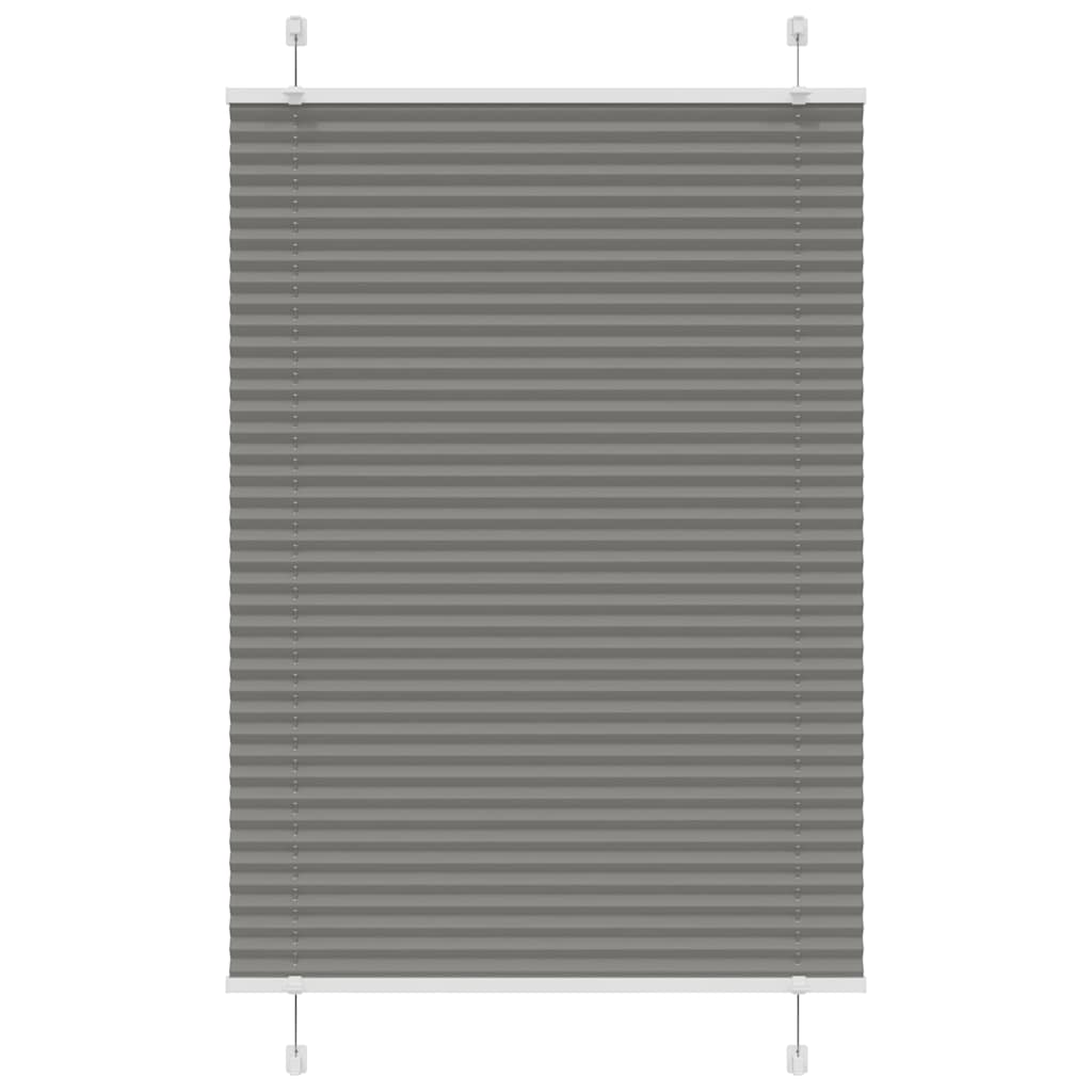 vidaXL Jaluzea plisată Antracit 85x150 cm Lățime țesătură 84,4 cm