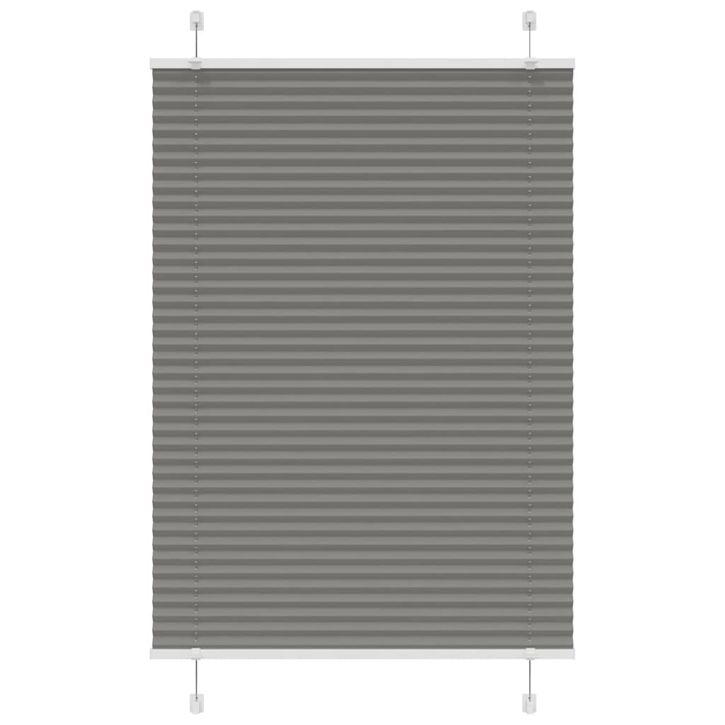 vidaXL Jaluzea plisată Antracit 100x150 cm Lățime țesătură 99,4 cm