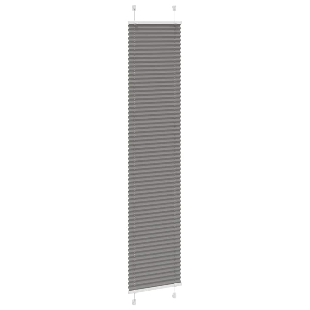 vidaXL Jaluză plisată Antracit 50x200 cm Lățime țesătură 49,4 cm vidaXL Jaluză plisată Antracit 50x200 cm Lățime țesătură 49,4 cm