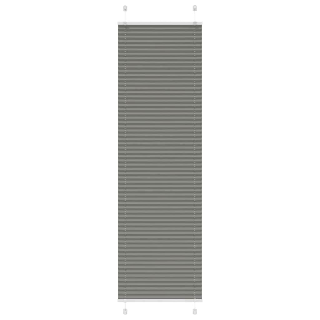 vidaXL Jaluză plisată Antracit 60x200 cm Lățime țesătură 59,4 cm