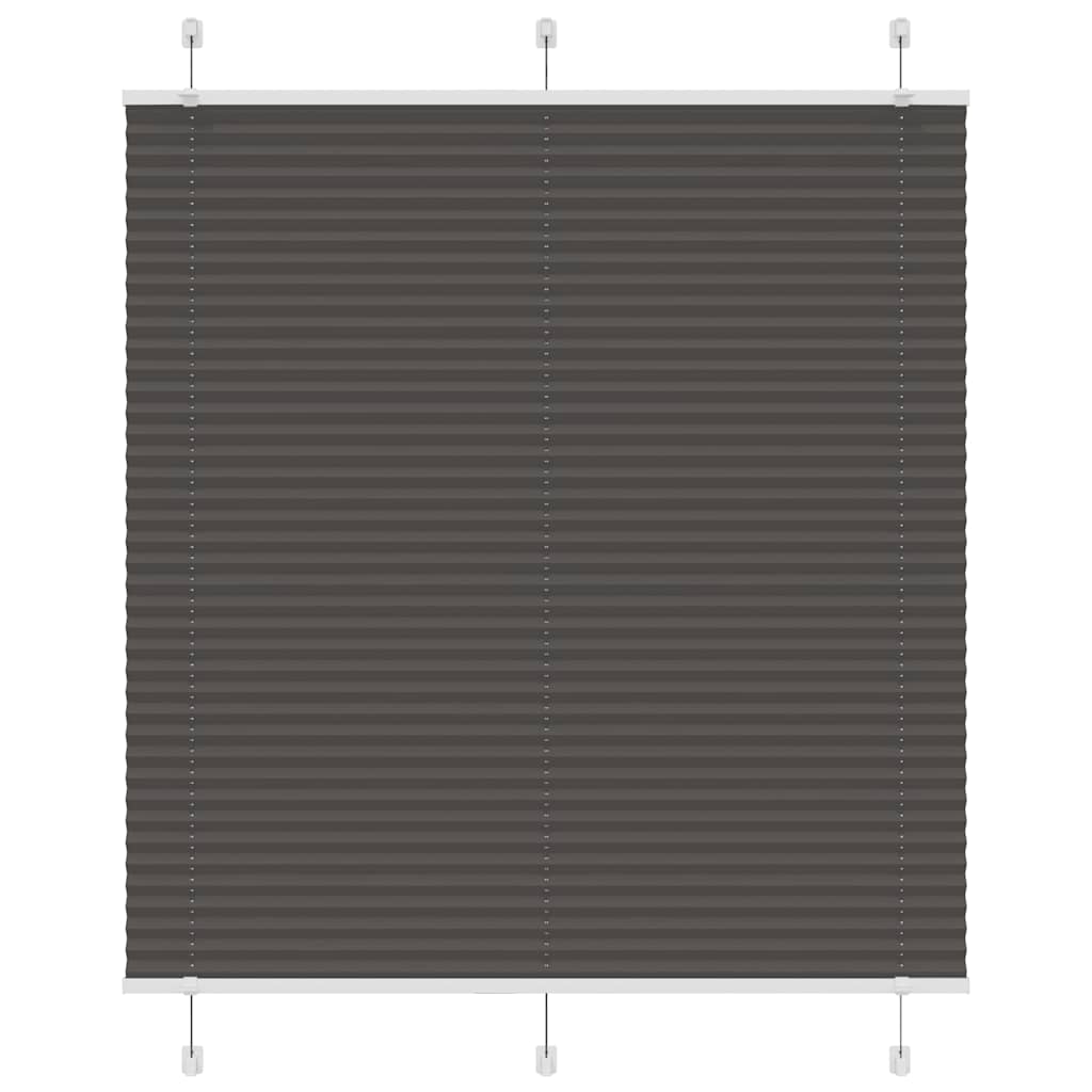 vidaXL Jaluzea plisată negru 115x100 cm Lățime țesătură 114,4 cm