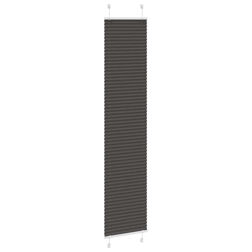 vidaXL Jaluză plisată negru 50x200 cm Lățime țesătură 49,4cm poliester vidaXL Jaluză plisată negru 50x200 cm Lățime țesătură 49,4cm poliester
