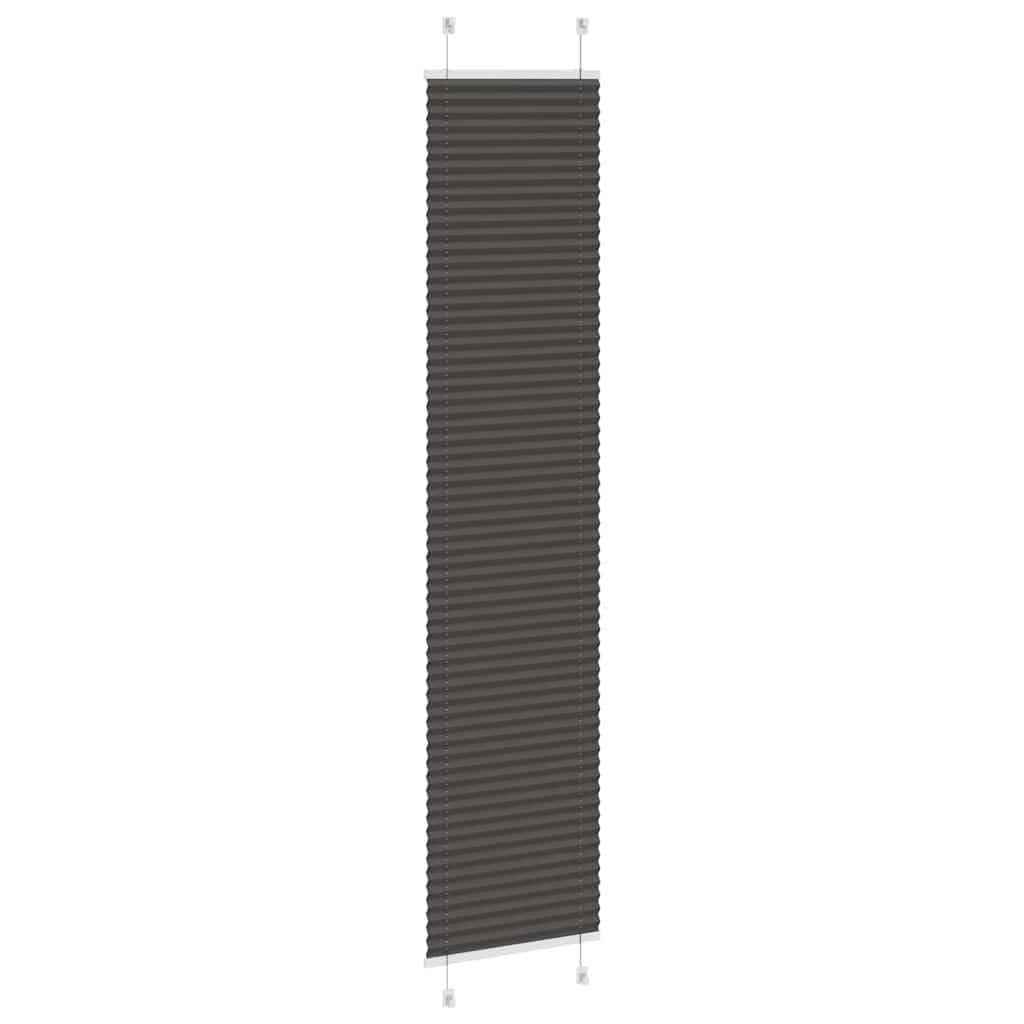 vidaXL Jaluză plisată negru 50x200 cm Lățime țesătură 49,4cm poliester vidaXL Jaluză plisată negru 50x200 cm Lățime țesătură 49,4cm poliester