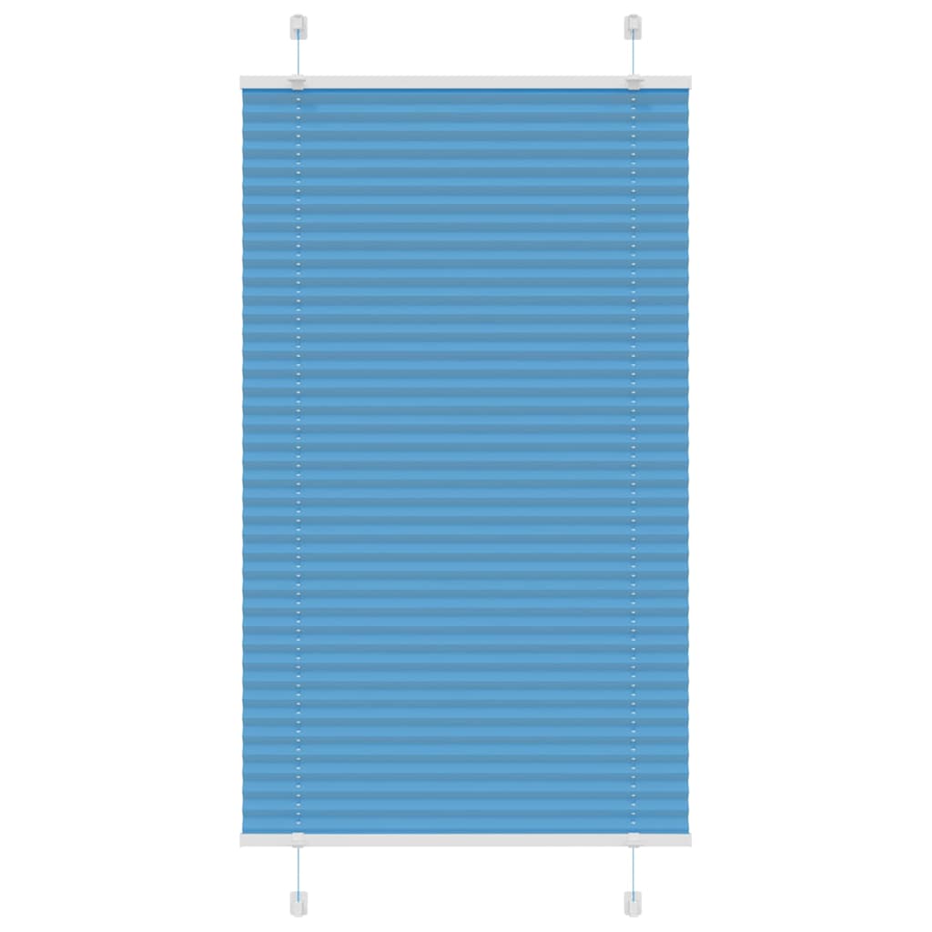 vidaXL Jaluzea plisată albastru 70x100 cm Lățime țesătură 69,4 cm vidaXL Jaluzea plisată albastru 70x100 cm Lățime țesătură 69,4 cm