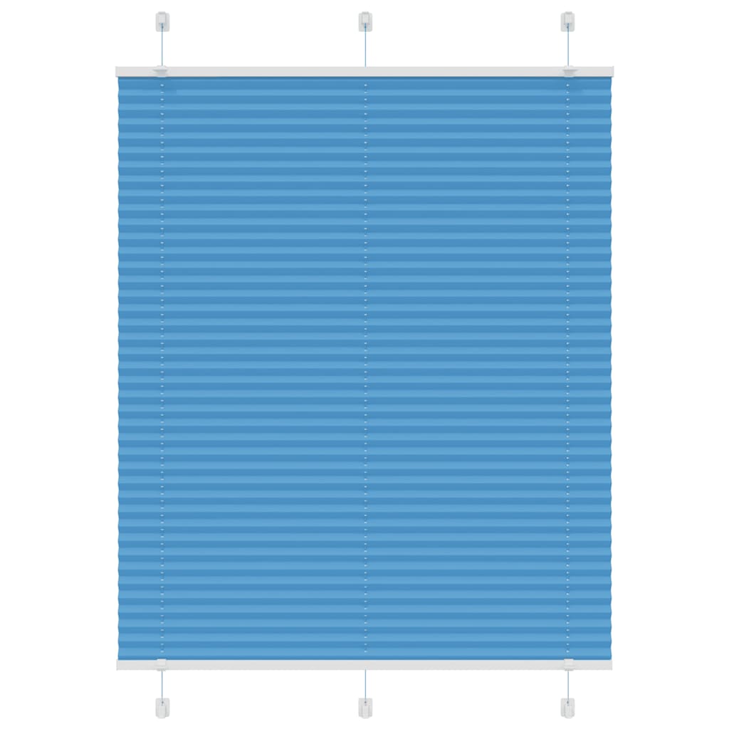 vidaXL Jaluzea plisată albastru 105x100 cm Lățime țesătură 104,4 cm vidaXL Jaluzea plisată albastru 105x100 cm Lățime țesătură 104,4 cm