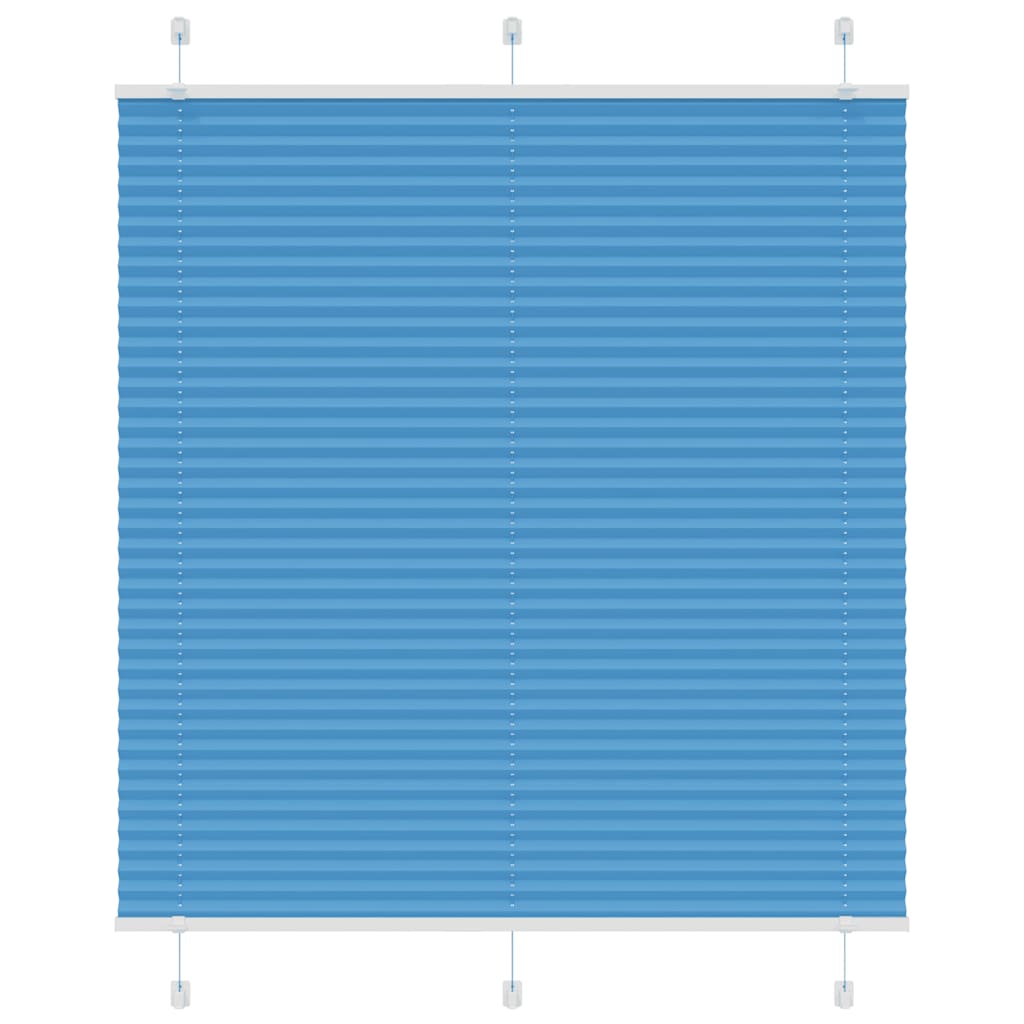 vidaXL Jaluzea plisată Albastru 120x100 cm Lățime țesătură 119,4 cm vidaXL Jaluzea plisată Albastru 120x100 cm Lățime țesătură 119,4 cm