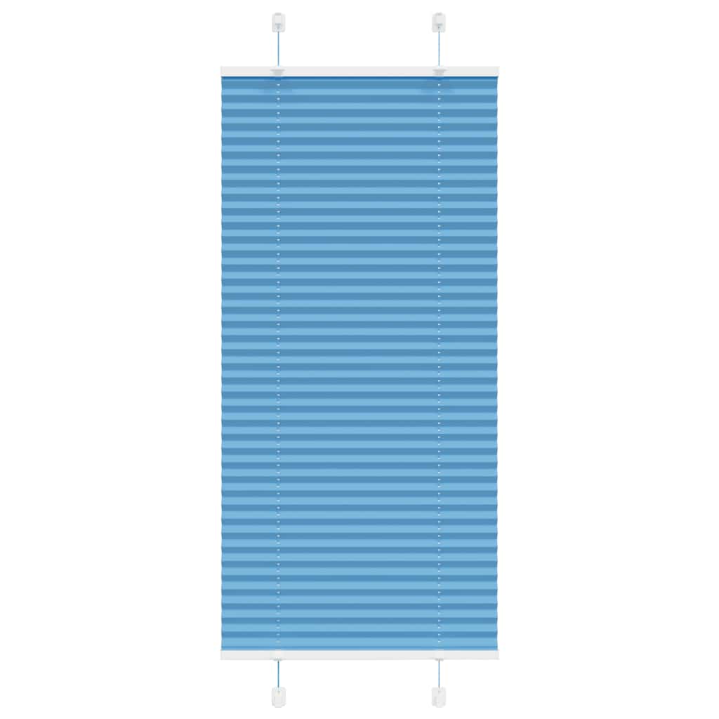vidaXL Jaluzea plisată Albastru 60x150 cm Lățime țesătură 59,4 cm