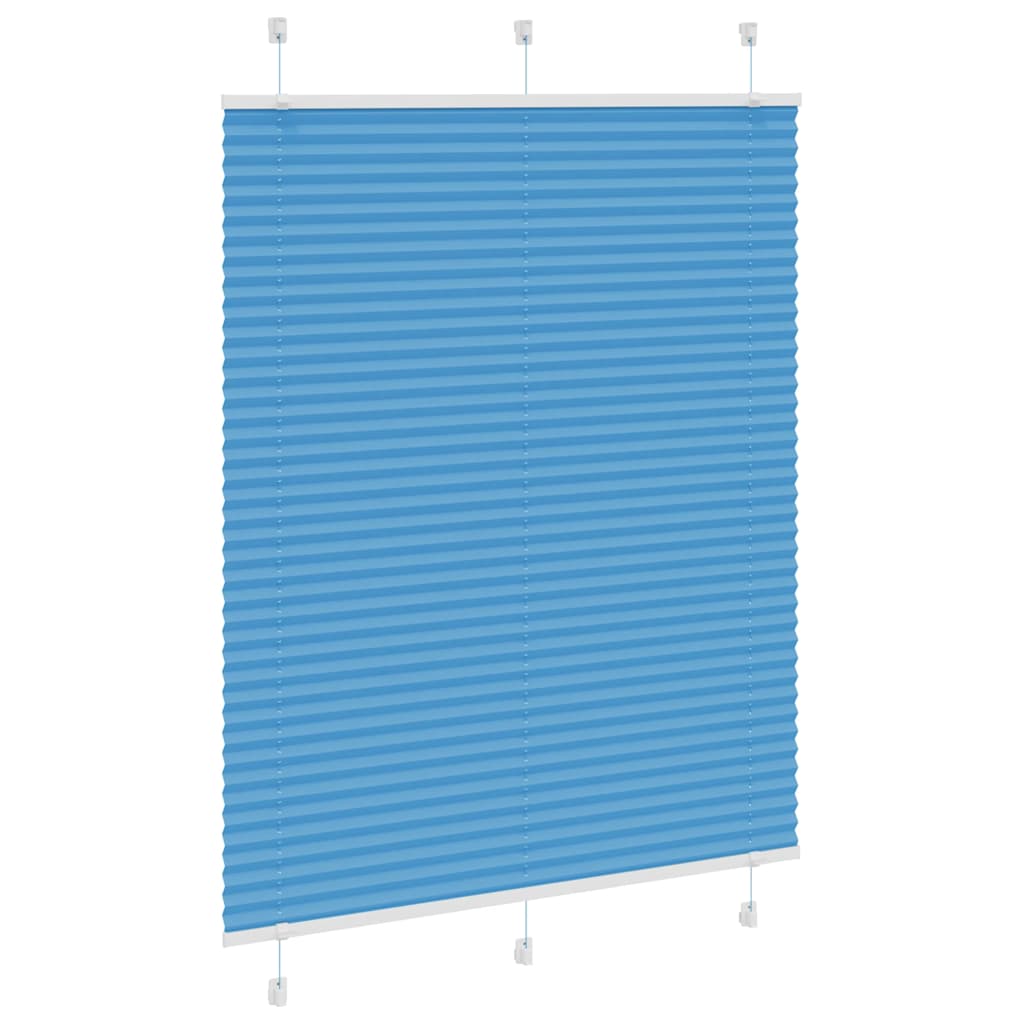 vidaXL Jaluzea plisată Albastru 105x150 cm Lățime țesătură 104,4 cm vidaXL Jaluzea plisată Albastru 105x150 cm Lățime țesătură 104,4 cm