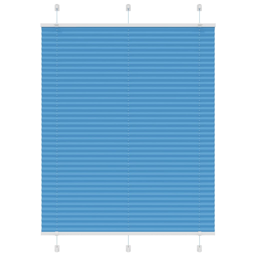 vidaXL Jaluzea plisată Albastru 105x150 cm Lățime țesătură 104,4 cm vidaXL Jaluzea plisată Albastru 105x150 cm Lățime țesătură 104,4 cm