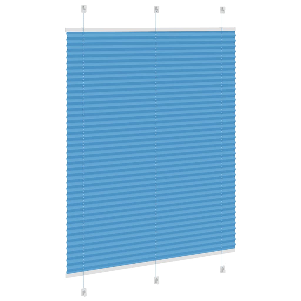 vidaXL Jaluzea plisată Albastru 110x150 cm Lățime țesătură 109,4 cm