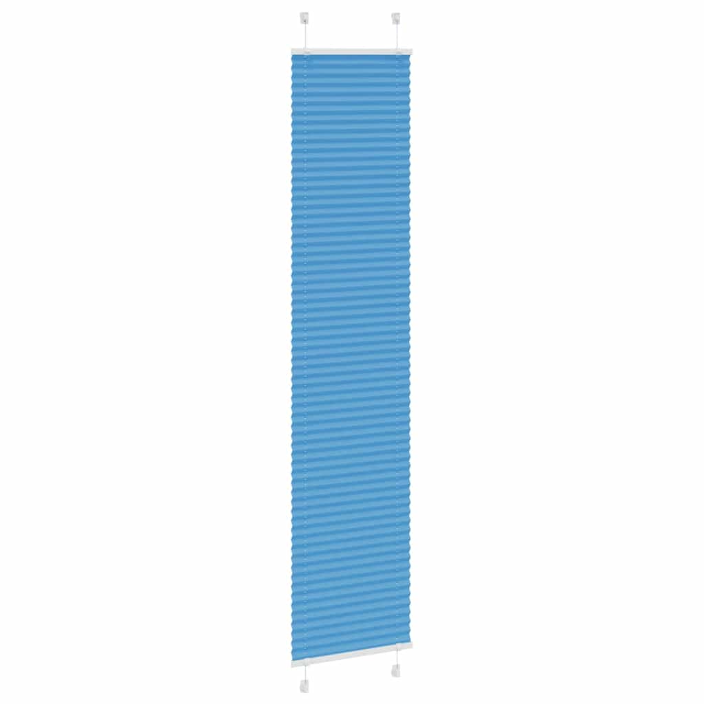vidaXL Jaluzea plisată Albastru 45x200 cm Lățime țesătură 44,4 cm