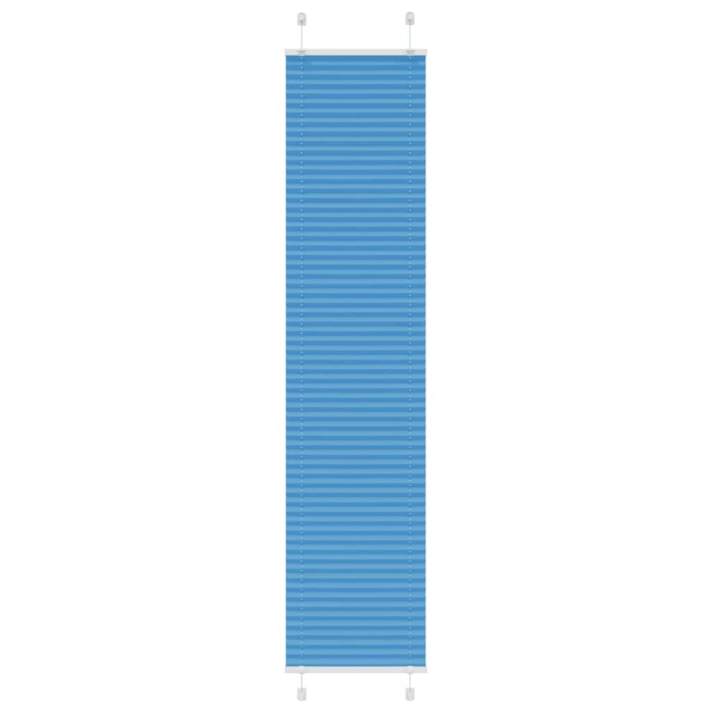 vidaXL Jaluzea plisată Albastru 45x200 cm Lățime țesătură 44,4 cm