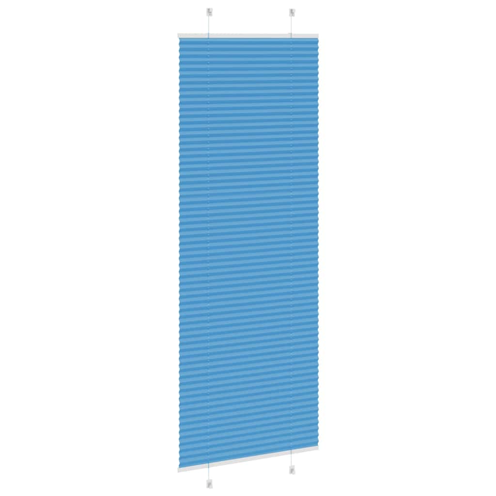 vidaXL Jaluzea plisată Albastru 70x200 cm Lățime țesătură 69,4 cm vidaXL Jaluzea plisată Albastru 70x200 cm Lățime țesătură 69,4 cm