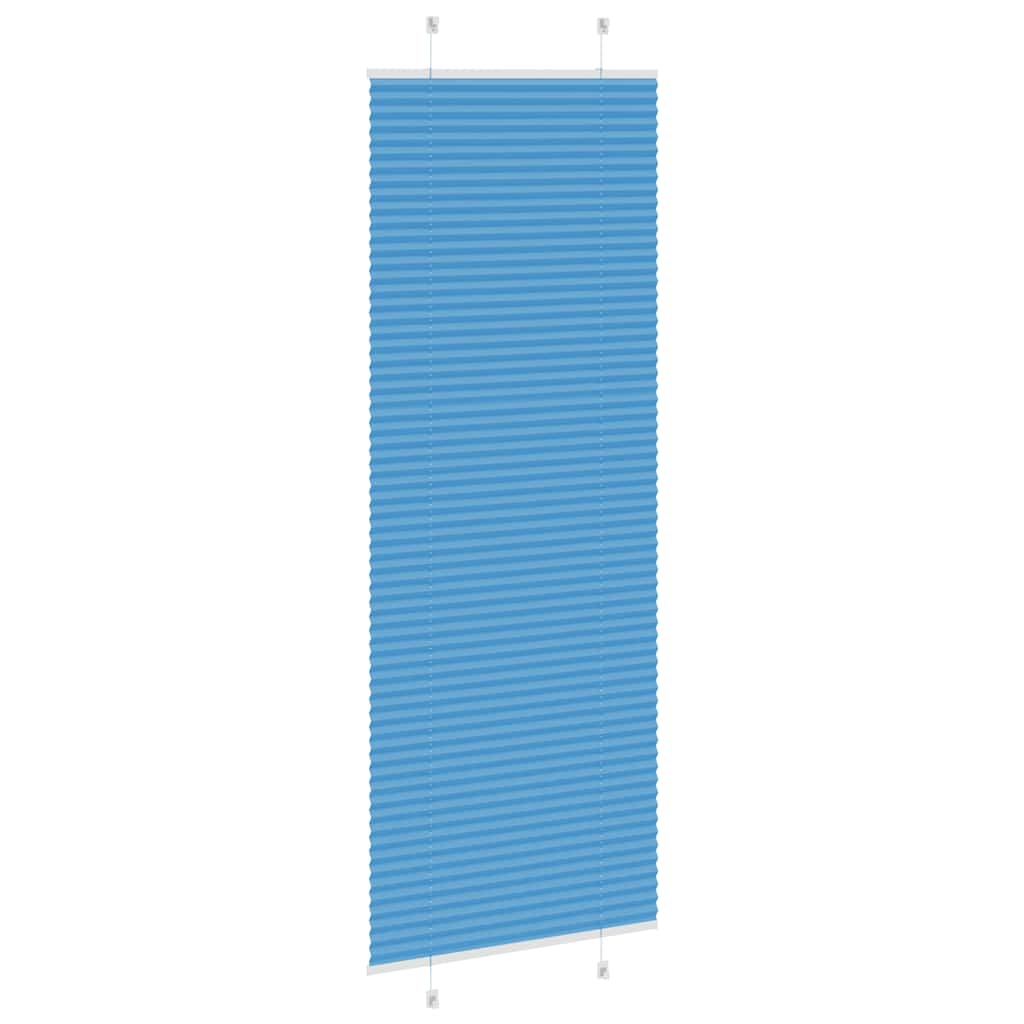 vidaXL Jaluzea plisată Albastru 80x200 cm Lățime țesătură 79,4 cm vidaXL Jaluzea plisată Albastru 80x200 cm Lățime țesătură 79,4 cm