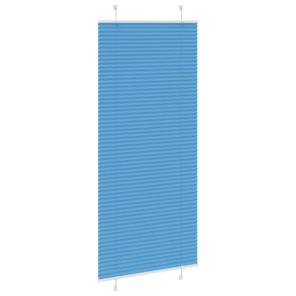 vidaXL Jaluzea plisată Albastru 100x200 cm Lățime țesătură 99,4 cm vidaXL Jaluzea plisată Albastru 100x200 cm Lățime țesătură 99,4 cm