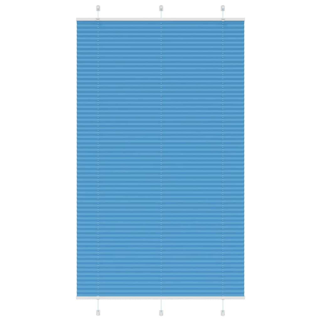 vidaXL Jaluzea plisată Albastru 120x200 cm Lățime țesătură 119,4 cm