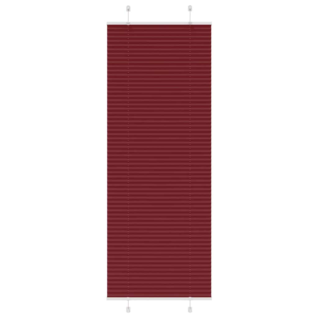 vidaXL Jaluzea plisată Bordeaux Roșu 70x200 cm Lățime țesătură 69,4 cm vidaXL Jaluzea plisată Bordeaux Roșu 70x200 cm Lățime țesătură 69,4 cm
