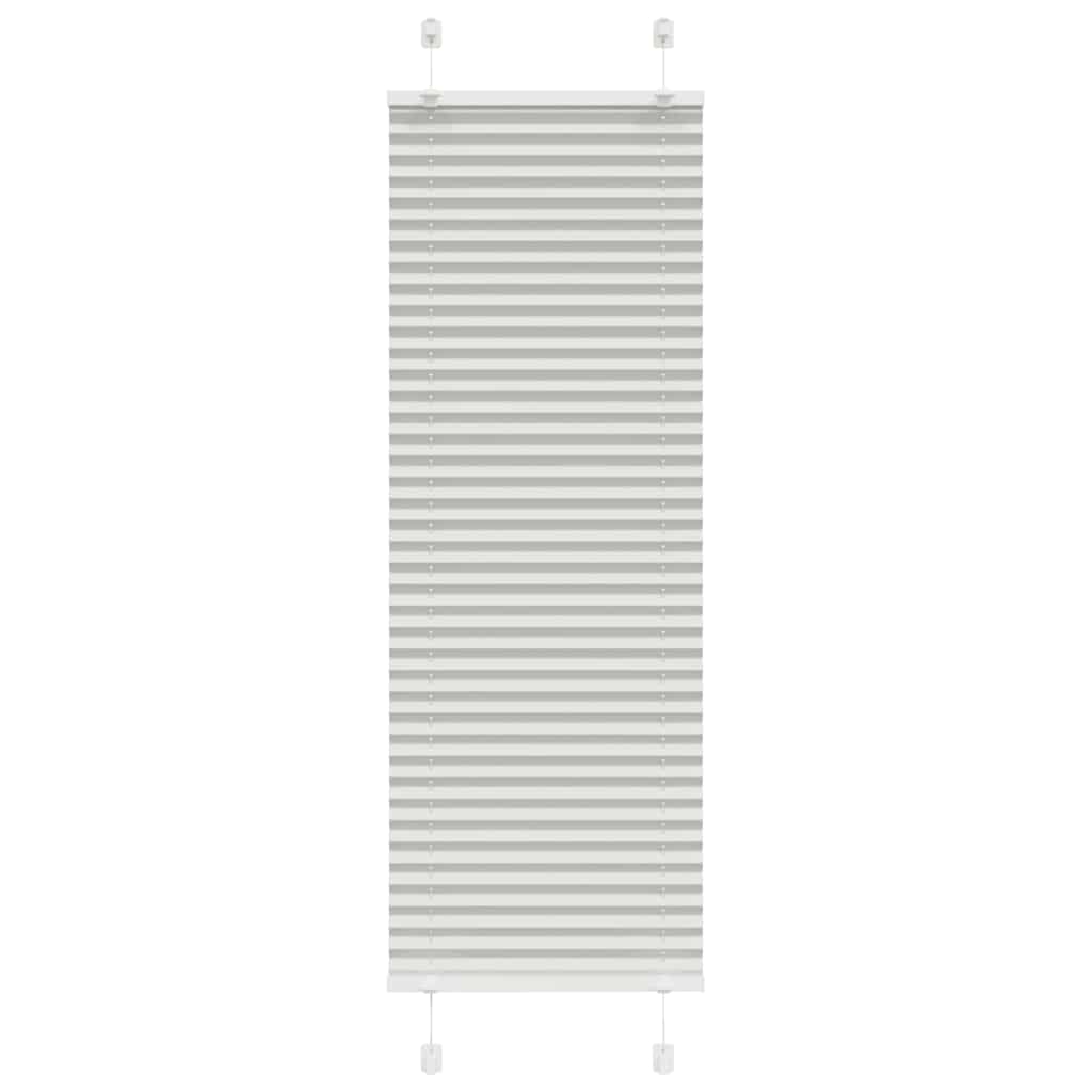 vidaXL Jaluzea plisată gri deschis 40x100 cm Lățime țesătură 39,4 cm