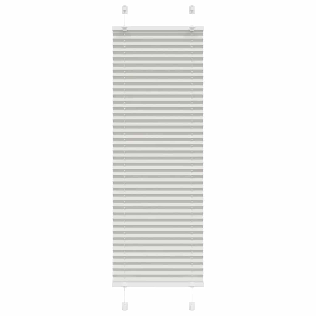 vidaXL Jaluzea plisată gri deschis 45x100 cm Lățime țesătură 44,4 cm