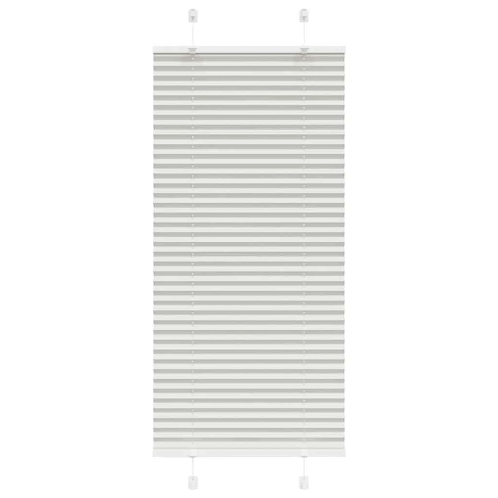 vidaXL Jaluzea plisată gri deschis 55x100 cm Lățime țesătură 54,4 cm vidaXL Jaluzea plisată gri deschis 55x100 cm Lățime țesătură 54,4 cm