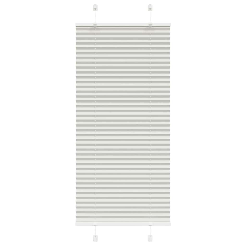 vidaXL Jaluzea plisată gri deschis 60x100 cm Lățime țesătură 59,4 cm