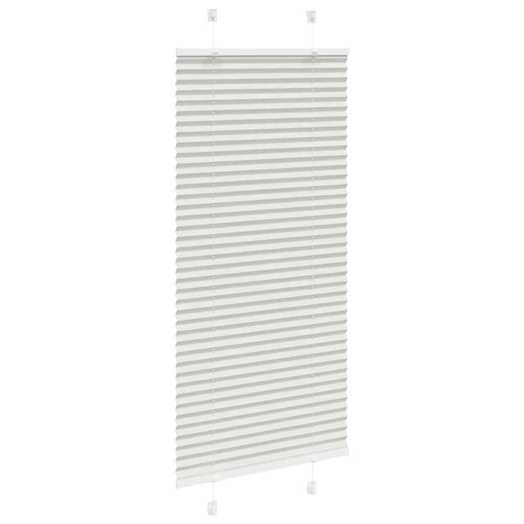 vidaXL Jaluzea plisată gri deschis 65x100 cm Lățime țesătură 64,4 cm