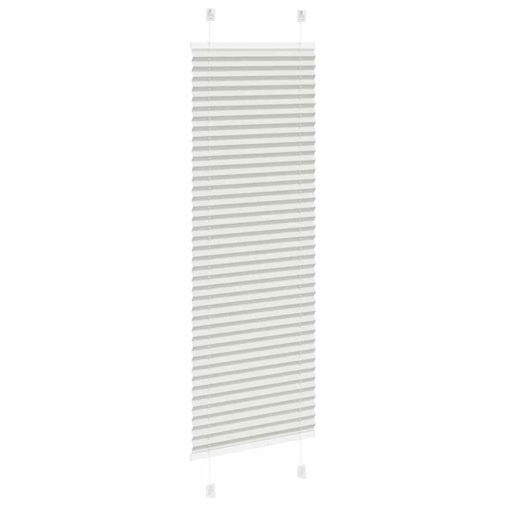 vidaXL Jaluzea plisată gri deschis 40x150 cm Lățime țesătură 39,4 cm