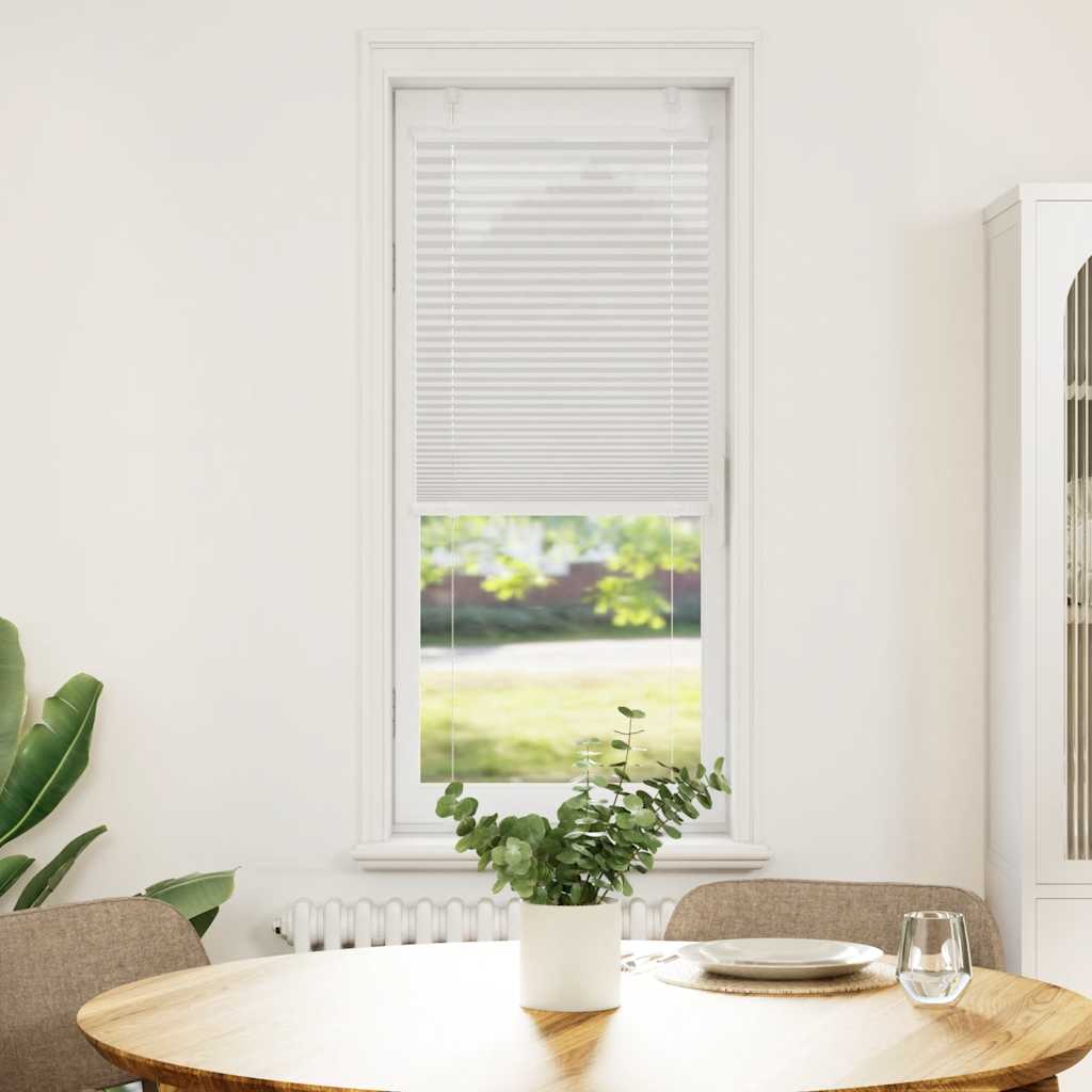 vidaXL Jaluzea plisată gri deschis 45x150 cm Lățime țesătură 44,4 cm