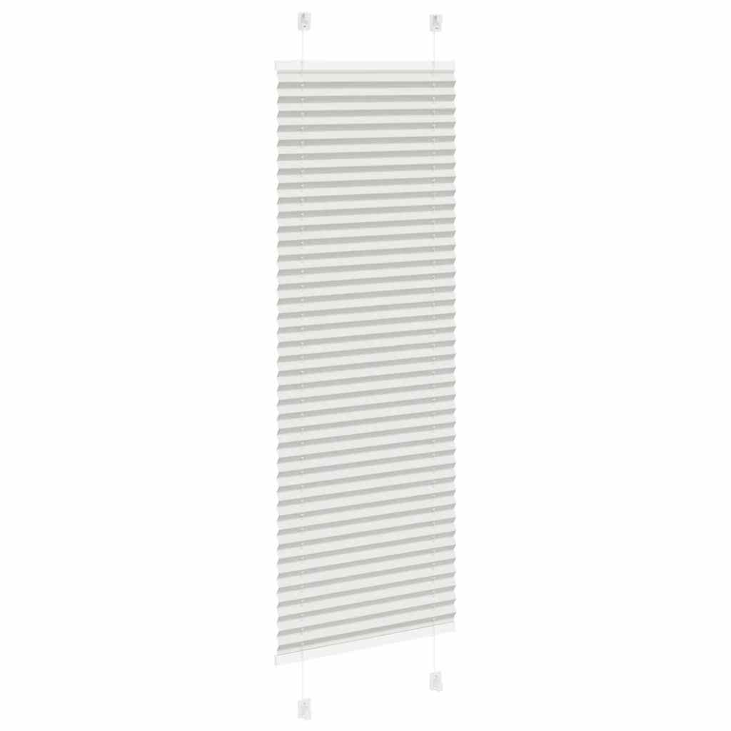 vidaXL Jaluzea plisată gri deschis 50x150 cm Lățime țesătură 49,4 cm