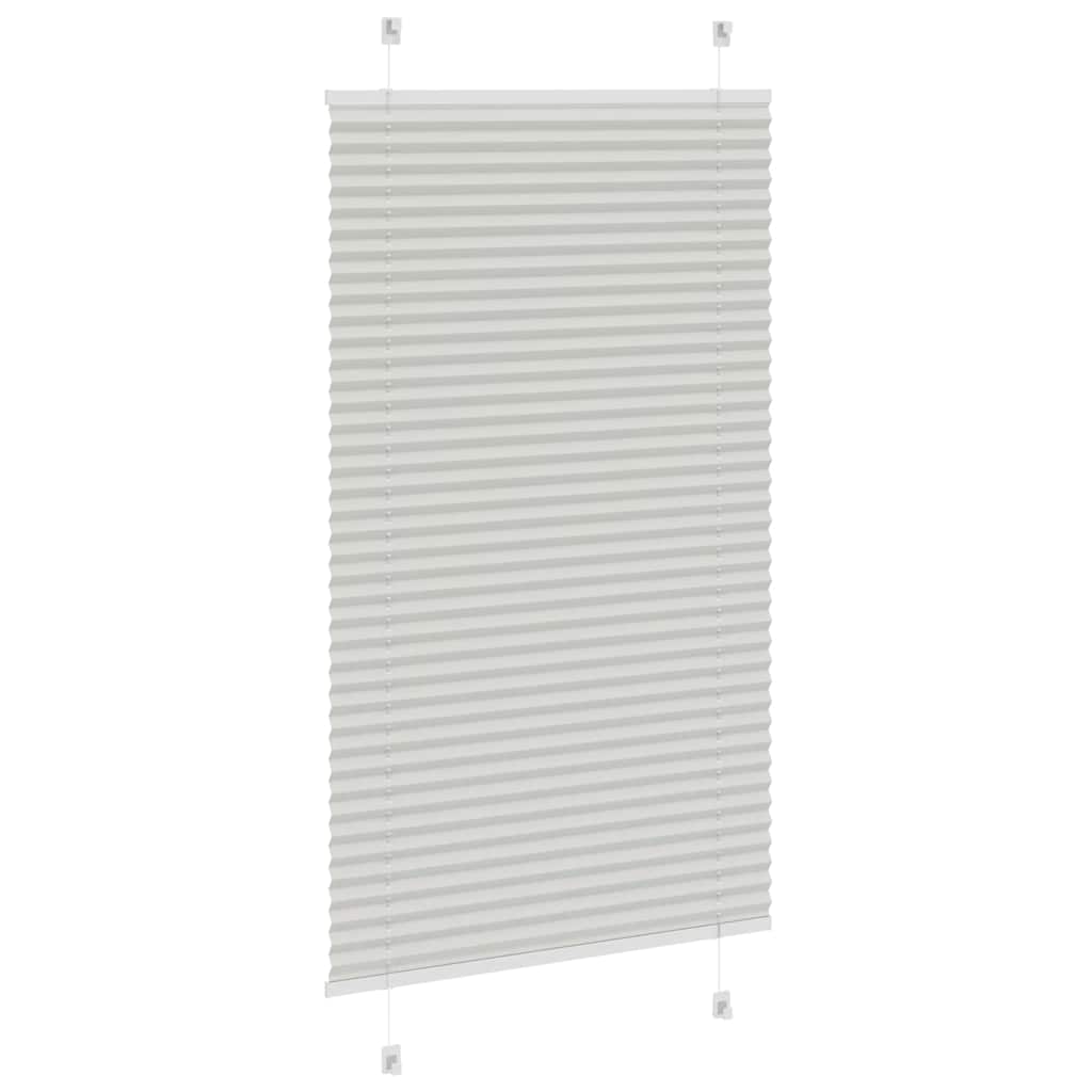 vidaXL Jaluză plisată gri deschis 70x150 cm Lățime țesătură 69,4 cm vidaXL Jaluză plisată gri deschis 70x150 cm Lățime țesătură 69,4 cm