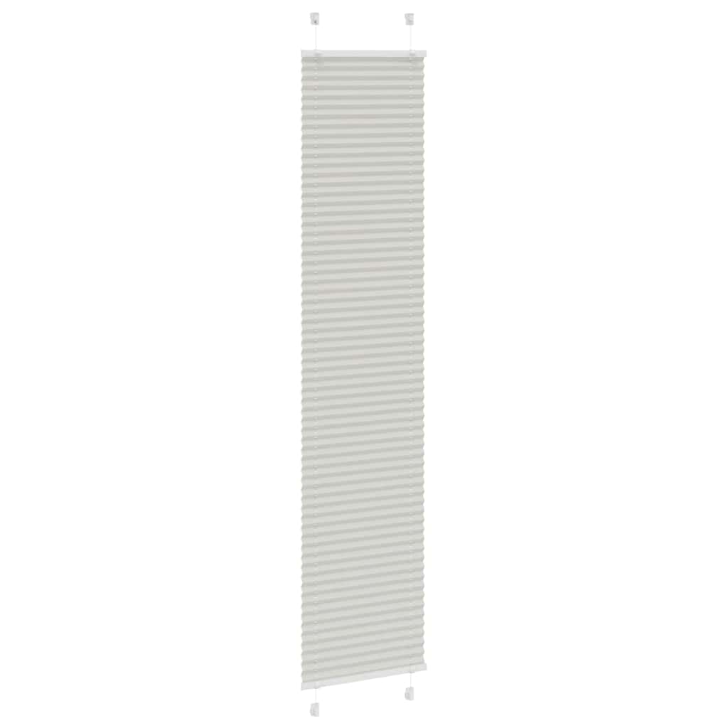 vidaXL Jaluzea plisată gri deschis 40x200 cm Lățime țesătură 39,4 cm