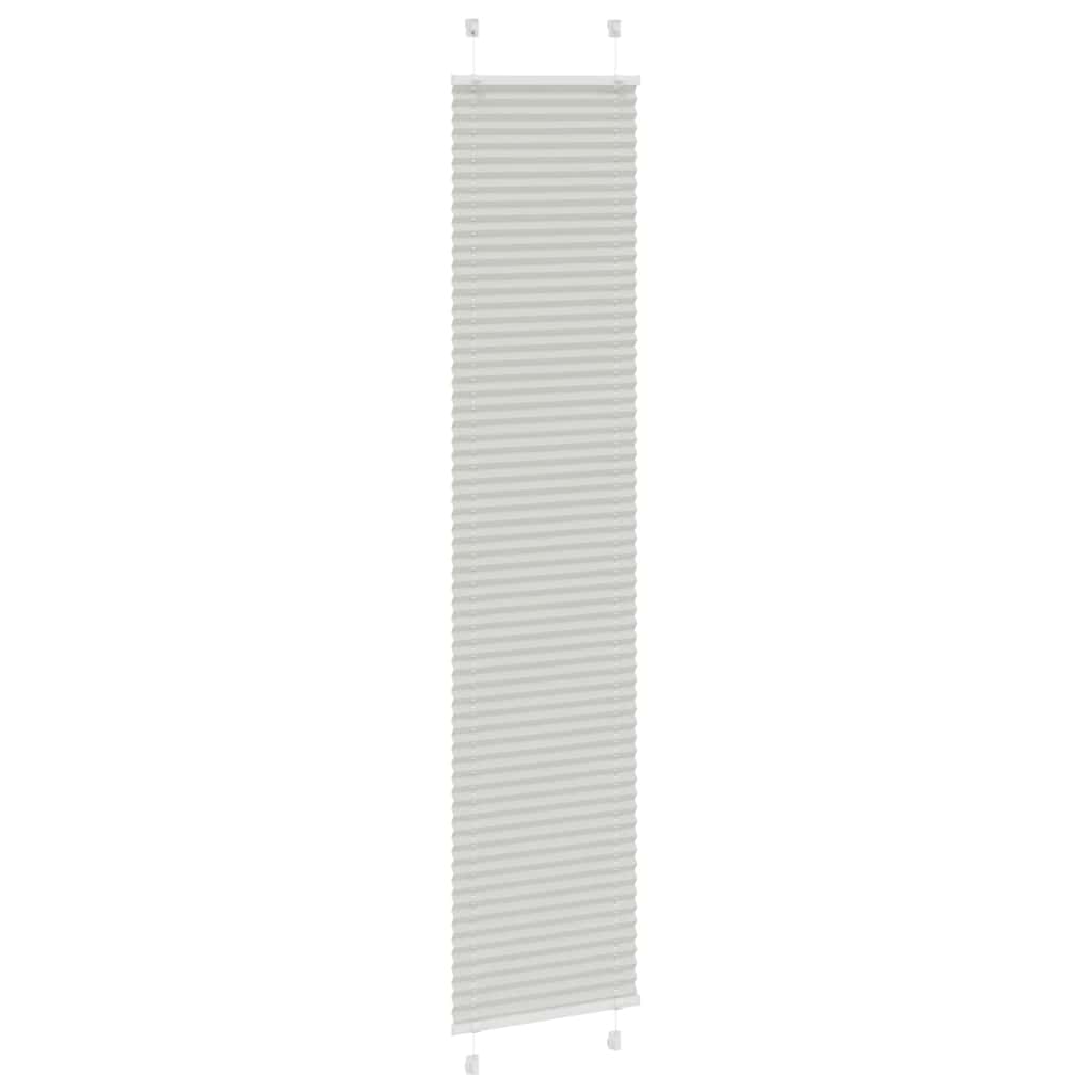 vidaXL Jaluză plisată gri deschis 45x200 cm Lățime țesătură 44,4 cm vidaXL Jaluză plisată gri deschis 45x200 cm Lățime țesătură 44,4 cm