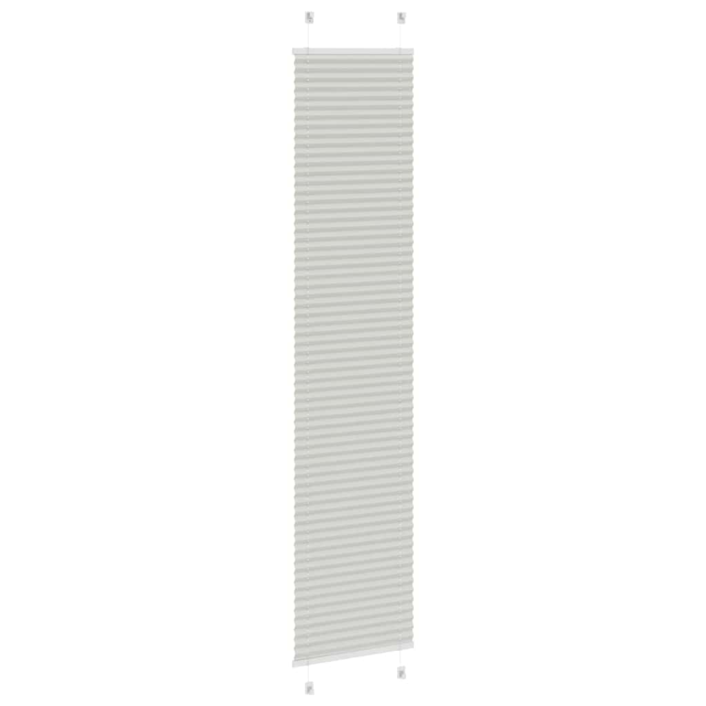 vidaXL Jaluză plisată gri deschis 45x200 cm Lățime țesătură 44,4 cm vidaXL Jaluză plisată gri deschis 45x200 cm Lățime țesătură 44,4 cm