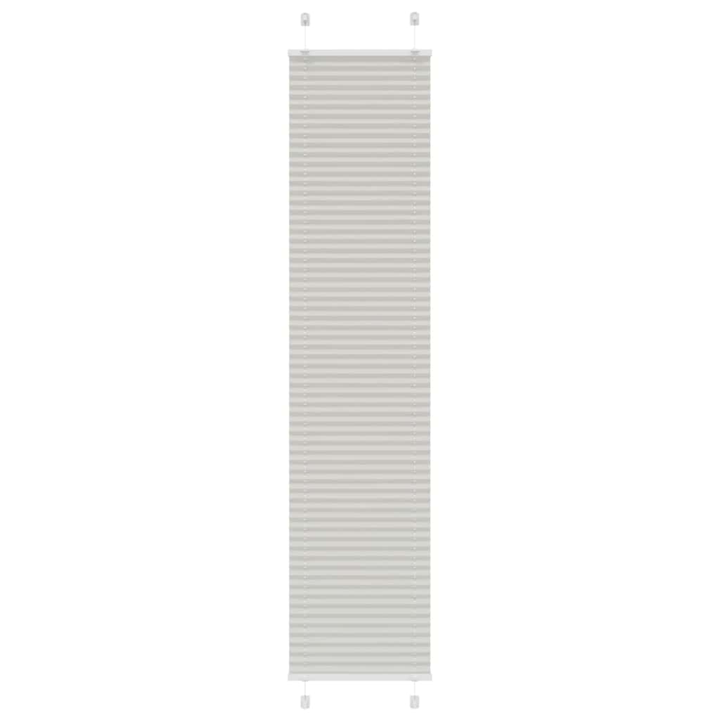 vidaXL Jaluză plisată gri deschis 45x200 cm Lățime țesătură 44,4 cm vidaXL Jaluză plisată gri deschis 45x200 cm Lățime țesătură 44,4 cm