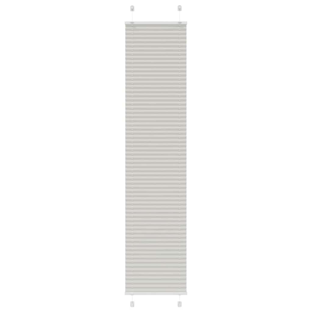 vidaXL Jaluză plisată gri deschis 50x200 cm Lățime țesătură 49,4 cm vidaXL Jaluză plisată gri deschis 50x200 cm Lățime țesătură 49,4 cm