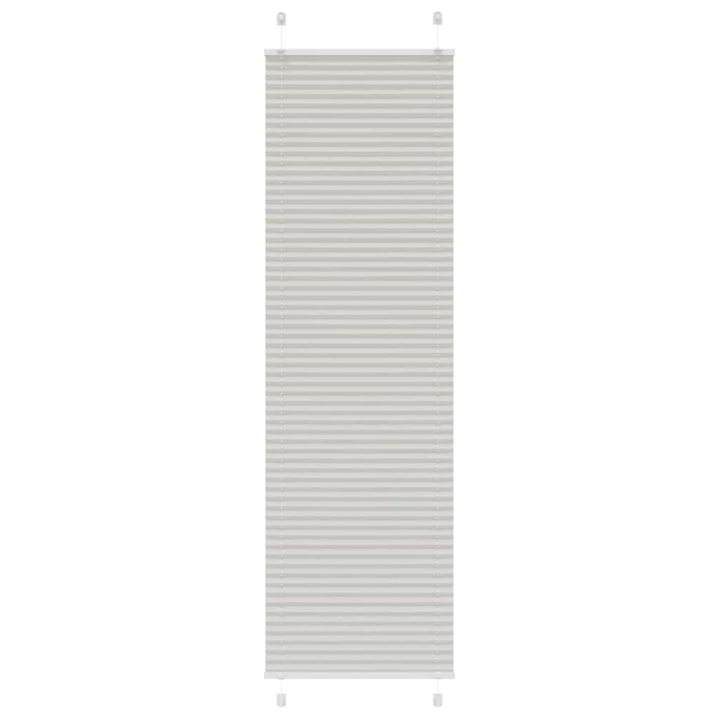 vidaXL Jaluzea plisată gri deschis 60x200 cm Lățime țesătură 59,4 cm