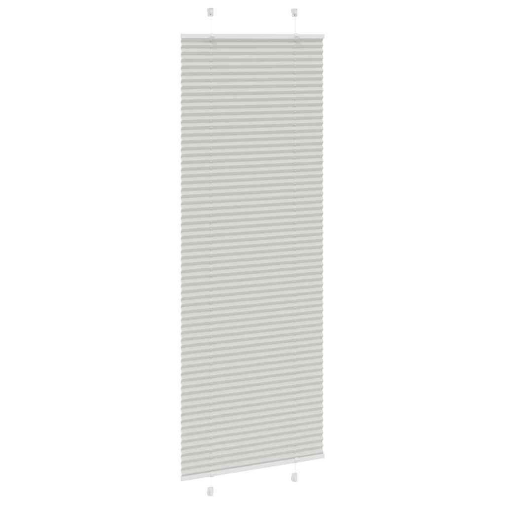 vidaXL Jaluză plisată gri deschis 70x200 cm Lățime țesătură 69,4 cm vidaXL Jaluză plisată gri deschis 70x200 cm Lățime țesătură 69,4 cm