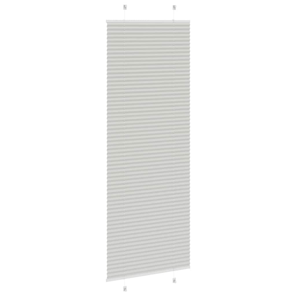 vidaXL Jaluză plisată gri deschis 70x200 cm Lățime țesătură 69,4 cm vidaXL Jaluză plisată gri deschis 70x200 cm Lățime țesătură 69,4 cm
