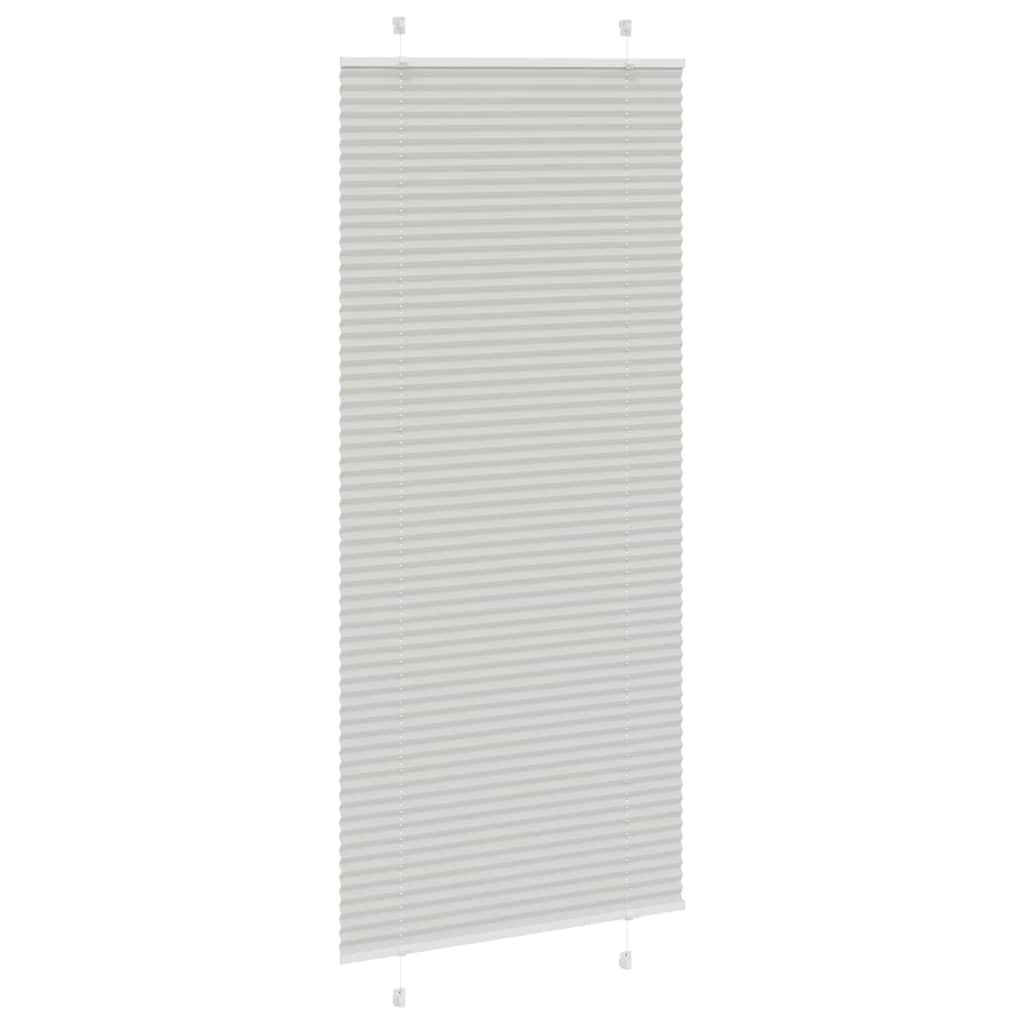 vidaXL Jaluzea plisată gri deschis 100x200cm Lățime țesătură 99,4cm