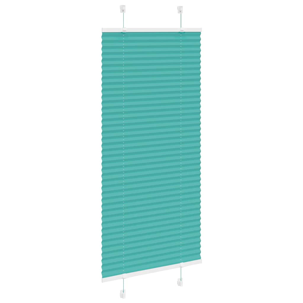 vidaXL Jaluzea plisată verde petrol 55x100 cm Lățime țesătură 54,4 cm vidaXL Jaluzea plisată verde petrol 55x100 cm Lățime țesătură 54,4 cm