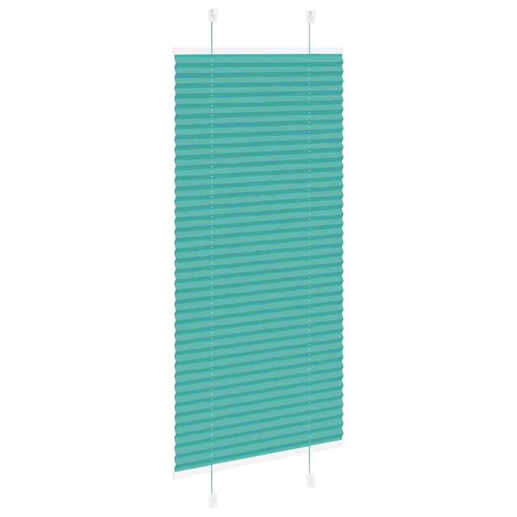 vidaXL Jaluzea plisată verde petrol 60x100 cm Lățime țesătură 59,4 cm vidaXL Jaluzea plisată verde petrol 60x100 cm Lățime țesătură 59,4 cm
