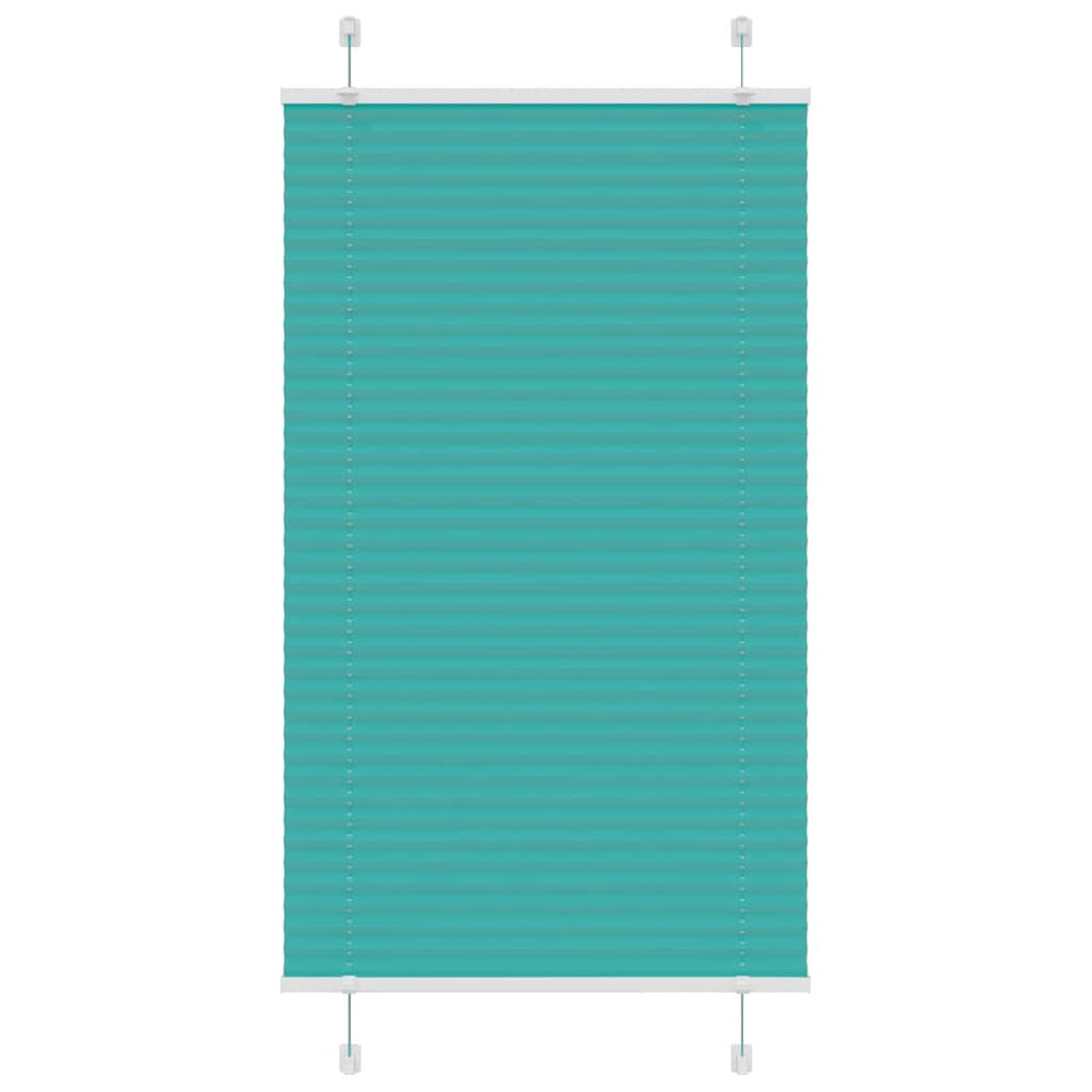 vidaXL Jaluzea plisată verde petrol 70x100 cm Lățime țesătură 69,4 cm vidaXL Jaluzea plisată verde petrol 70x100 cm Lățime țesătură 69,4 cm